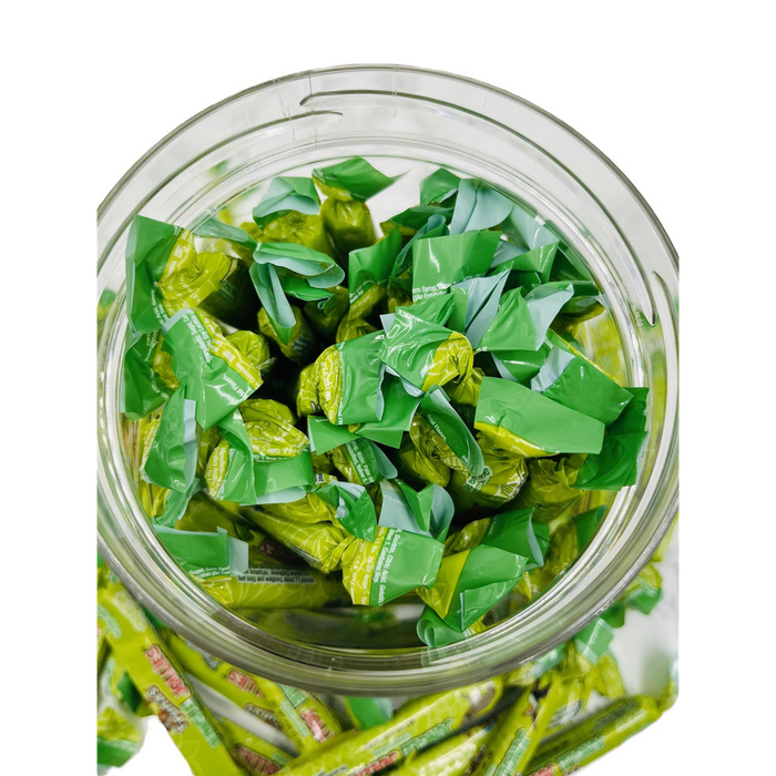 Premium Green Apple Jungle Jollies: Chewy Candy in a Gift Jar