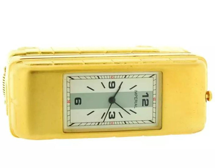 Luxury Brass London Bus Clock - Gold Plated - Top Quality - Limited Stock!