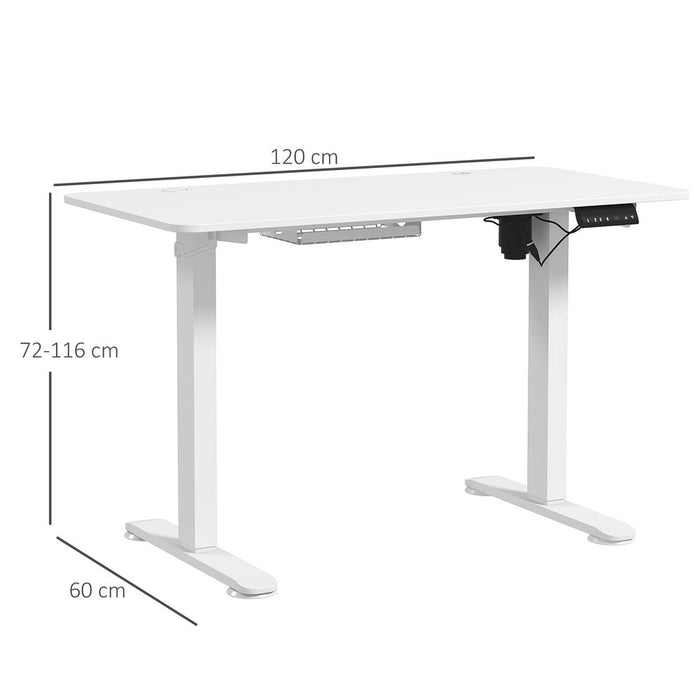 Effortlessly Switch Between Sitting & Standing with Vinsetto Electric Desk