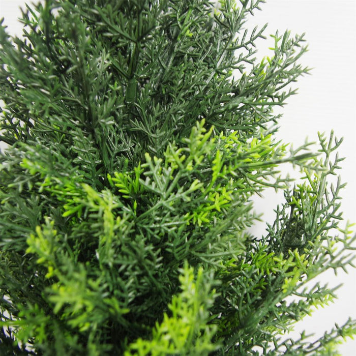 Premium 60cm UV Resistant Artificial Cedar Cypress Topiary - Pair