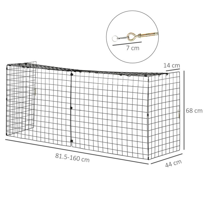 Extendable Fireguard Screen-Black