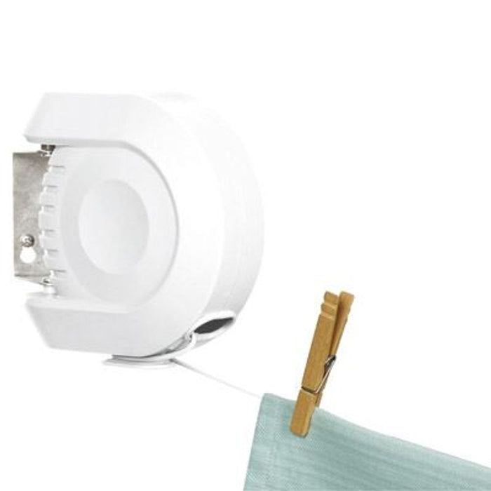 Premium 12M Retractable Washing Line - White