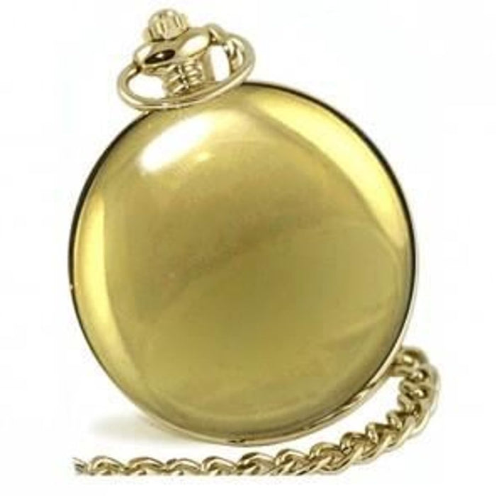 Ravel Gilt R1001.03 Pocket Watch - Elegant, Classic Style with Quality Quartz Movement