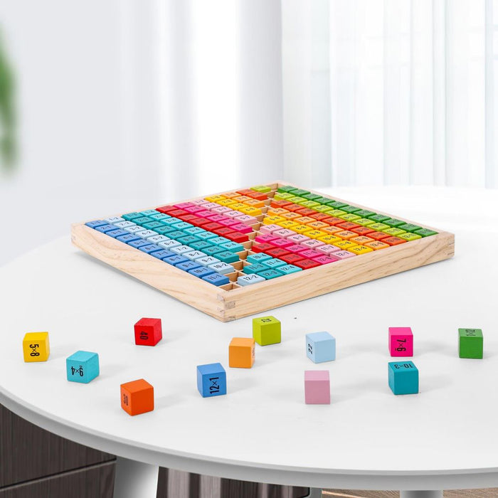 SOKA Twelve Times Table - Colorful Learning Blocks for Kids - Educational Toy - Certified Quality - Ideal Gift