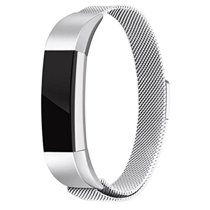 Aquarius Milanese Fitbit Alta Replacement Strap - Silver