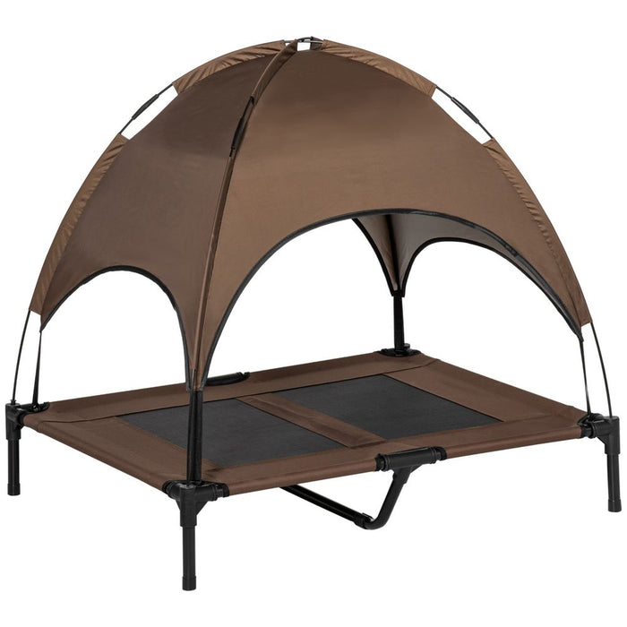 Ultimate Outdoor Dog Bed with Canopy - Elevated & Comfortable for All Breeds - High Quality