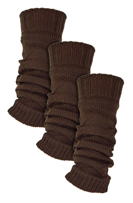 Sock Snob - Ladies 3 Pack Chunky Leg Warmers