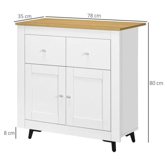 Sideboard Storage Cabinet Freestanding Kitchen Cupboard with Drawers