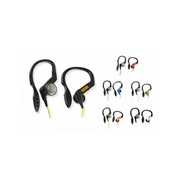 Pirelli Ear Clip Sports Headphones Bass Pipe Design 3.5mm Stereo Jack 15mm Unit