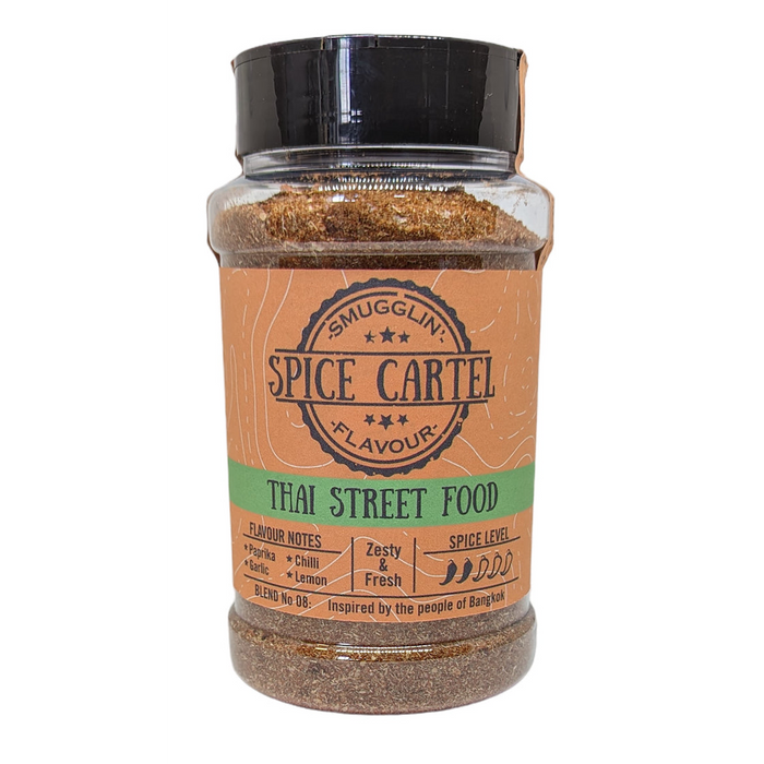 Thai Street Food Shaker - Authentic Blend of Finest Thai Spices for Bold and Vibrant Flavors - Elevate Your Culinary Adventure