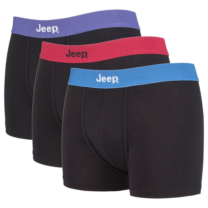 Jeep - 3 Pr Pack Cotton Fitted Trunks