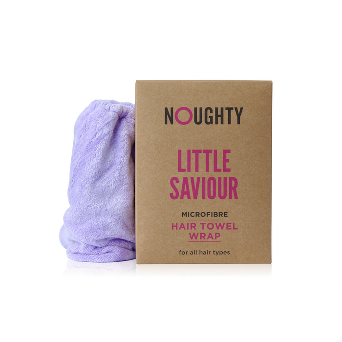 Noughty Microfibre Hair Towel - Purple