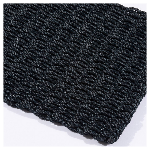 Didsbury Braided Polypropylene 45x75cm Navy Doormat