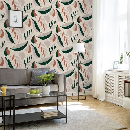 PTW Falling Leaves Neutral sw12 wallpaper