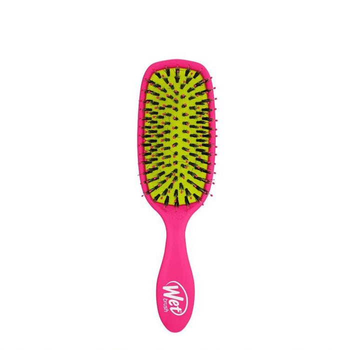 WetBrush Shine Enhancer: Restore Healthy Gloss, Minimize Breakage & Split Ends | IntelliFlex® Bristles | Pink