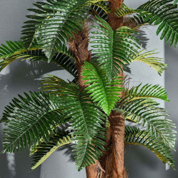 Realistic Artificial Fern Tree - 36 Leaves, 150cm - High-Quality Fake Plant with Nursery Pot - Perfect for Home and Commercial Spaces