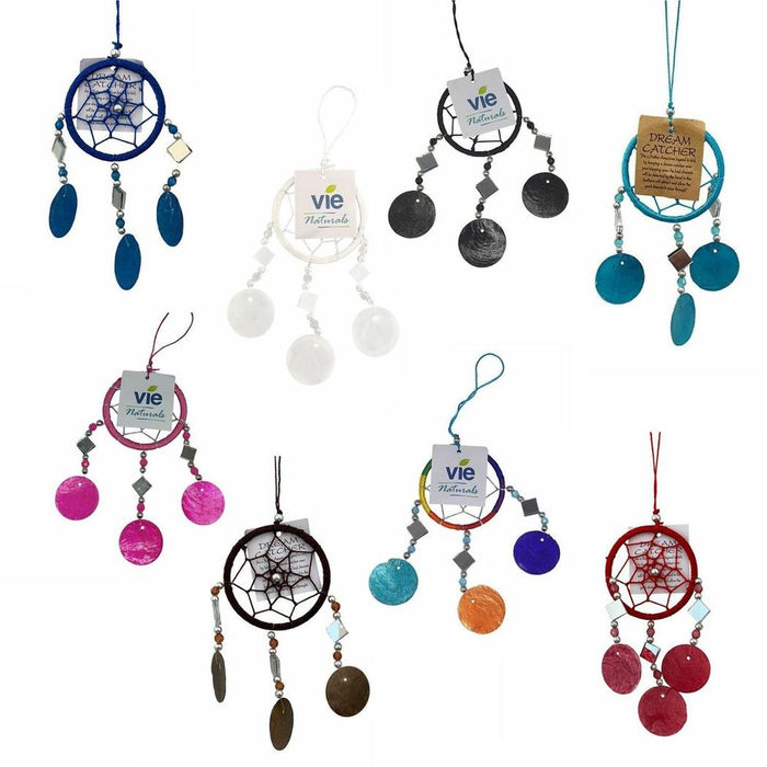 Capiz Dream Catcher, No Feathers, 6cm