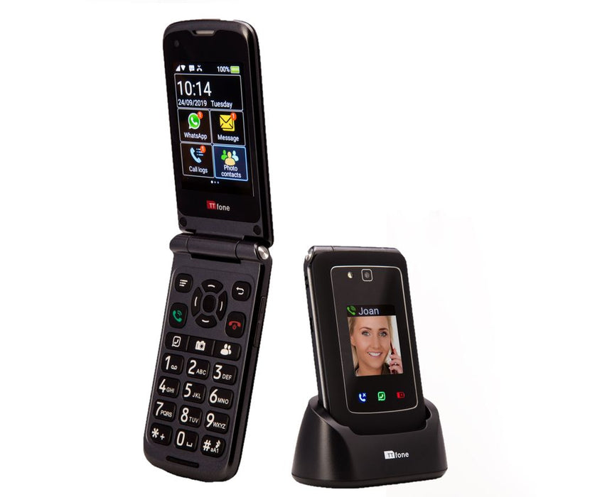 TTfone Titan TT950 Big Button Mobile - Three Pay As You Go - Unlocked