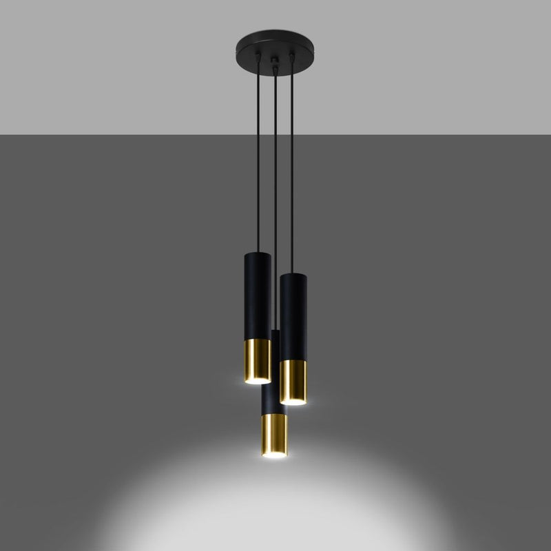 LOOPEZ Pendant Lamp - Modern Steel Design - Quality GU10 Bulb