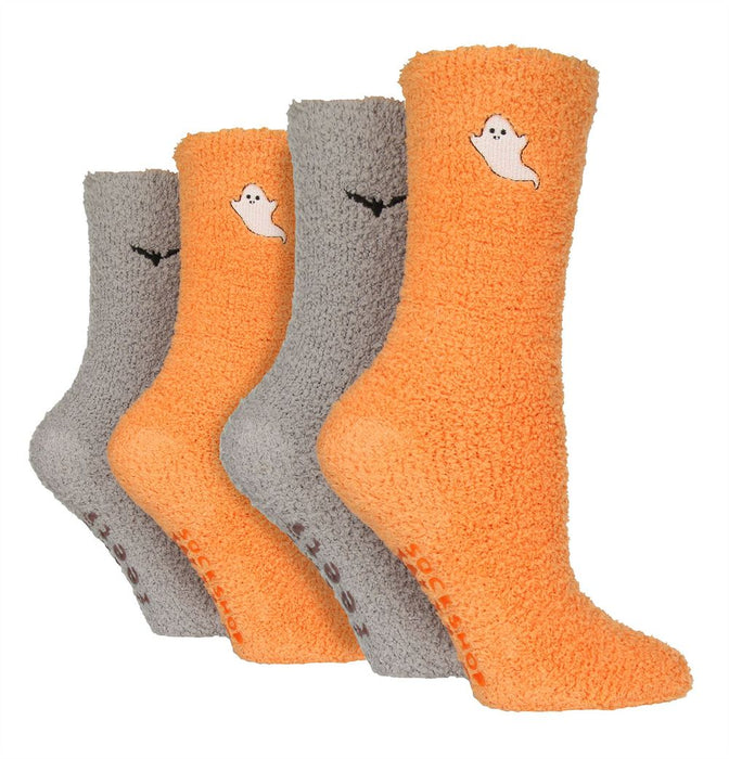 Cozy Lounge Socks - Snuggle Up in Style! Best Quality, 4 Pairs, Ultimate Comfort. Perfect Gift!