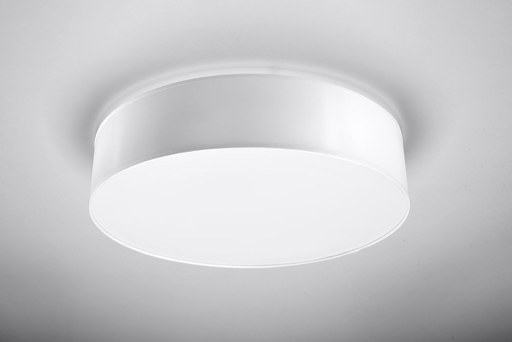 Designer Round LED Ceiling Lamp - White Loft Design - High Quality