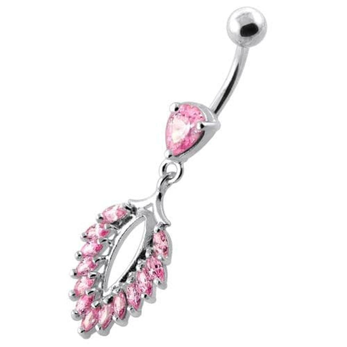 Fancy Jeweled cute belly button ring