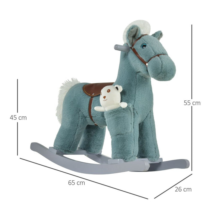 Premium Kids Ride-On Rocking Horse with Plush Sound Grip - High-Quality, Safe & Fun Toy for Ages 18-36 Months