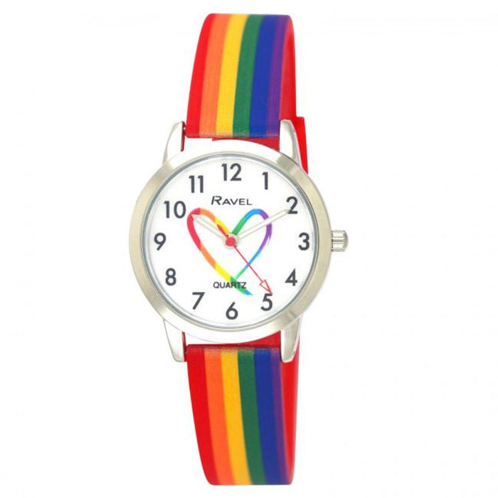 Ravel LGBTQ+ Silicone Watch: Colorful, Pride-themed, High Quality - R1812.5S