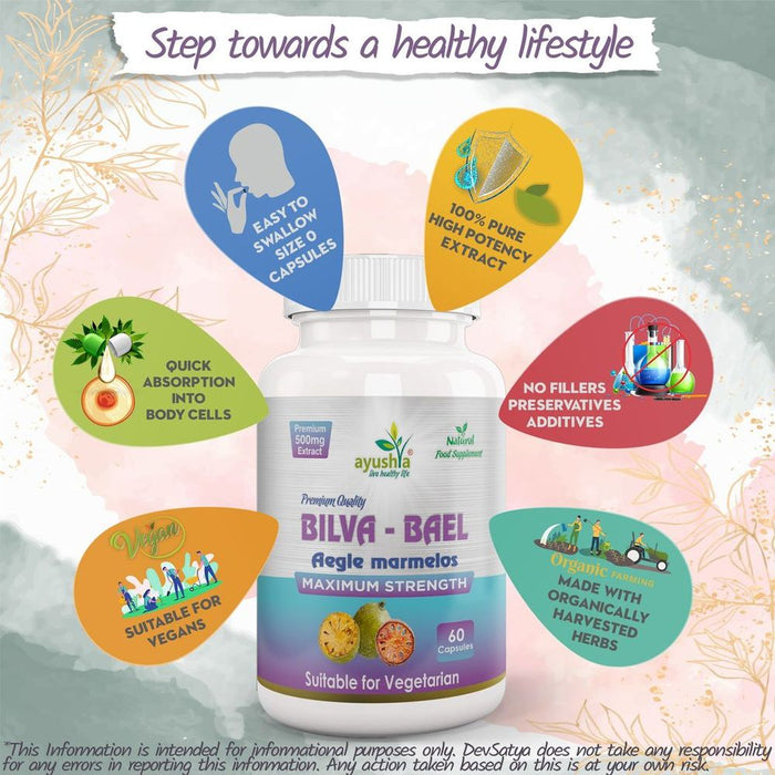 Bilva (Bael Leaf) Capsule - High-Quality Ayurvedic Supplement for Antioxidant & Digestive Health