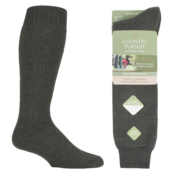 Mens Country Pursuit Wellington Boot Socks