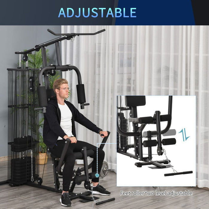 Transform Your Body with HOMCOM Multifunction Home Gym - Strength Training, Cardio & More!