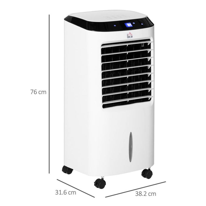 Ultimate Cooling Experience: HOMCOM Portable Air Cooler with Evaporative Anion Ice Cooling Fan Humidifier Unit - High Quality