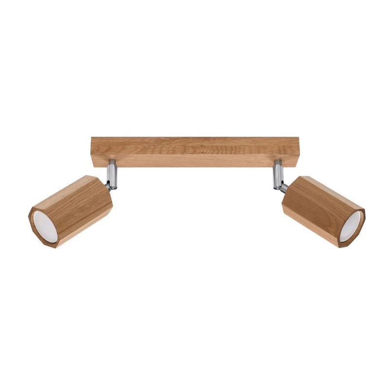 Scandinavian Wood Ceiling Lamp - Zake, High Quality GU10, Modern Design