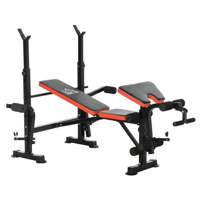 HOMCOM Adjustable Weight Training Bench Gym Fitness Lifting 24000 g Black