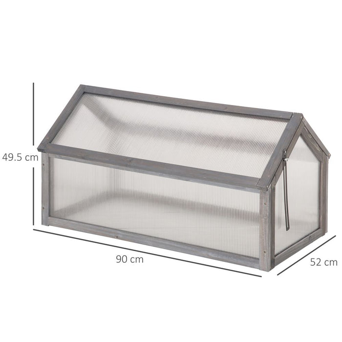 Premium Wooden Cold Frame Greenhouse. High Quality PC Panels. Reliable Seller.