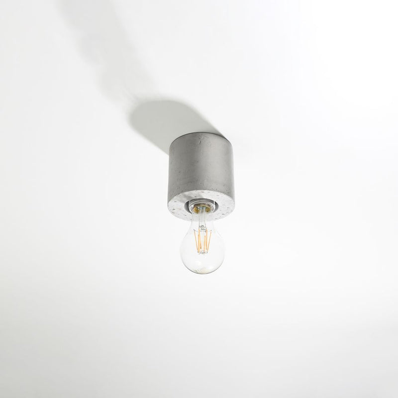 Industrial Concrete Ceiling Lamp - Salgado Design, High Quality, E27