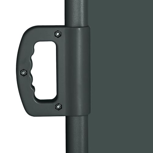 3x2M Retractable Side Awning Screen Fence Patio Privacy Divider Grey