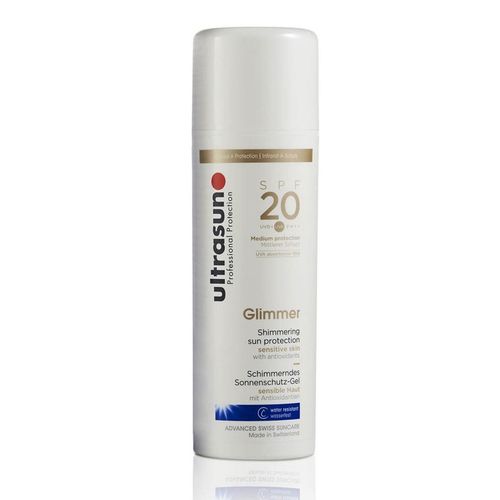 Ultrasun Glimmer Shimmering Sun Protection Sensitive Skin SPF20, 150ml