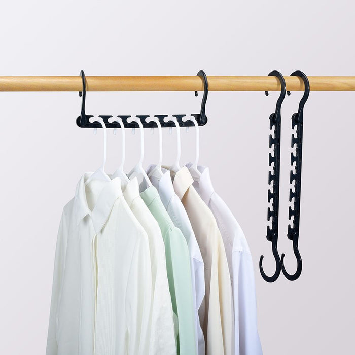 Space-Saving Magic Clothes Hangers - 10 Pack Organizer for Tidy Wardrobes