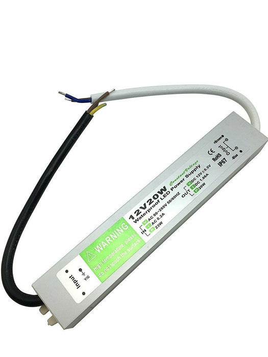 IP67 Waterproof LED Driver Power Supply Transformer AC240V-DC12V Power Converter