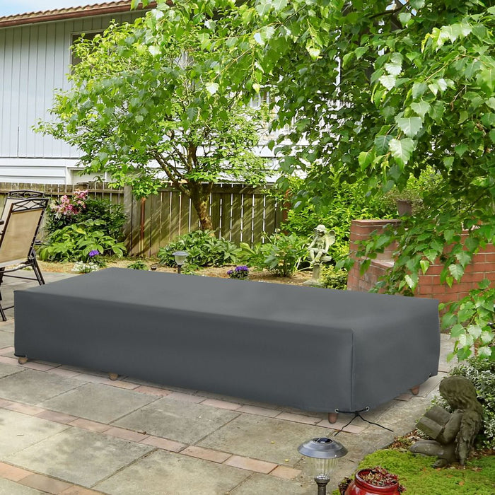 Waterproof & UV Resistant 200x73cm Garden Furniture Cover - High Quality Oxford Fabric