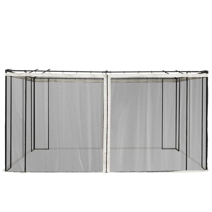 Premium Universal Gazebo Mesh Netting - High-Quality Replacement Screens - Perfect Fit for 10' x 13' Models