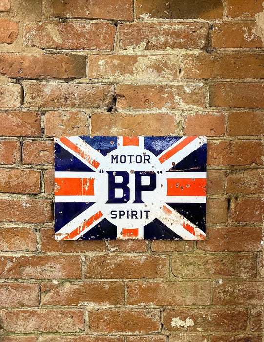 Vintage Metal Sign: Motor BP Spirit - Durable, Authentic Reproduction