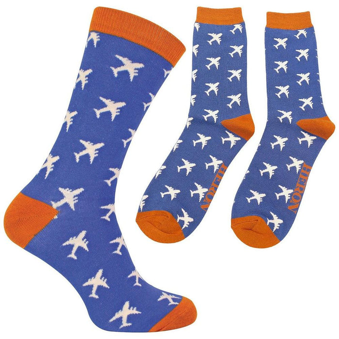 Mr Heron - Patterned Socks, Soft, Breathable, Hypoallergenic & Antibacterial