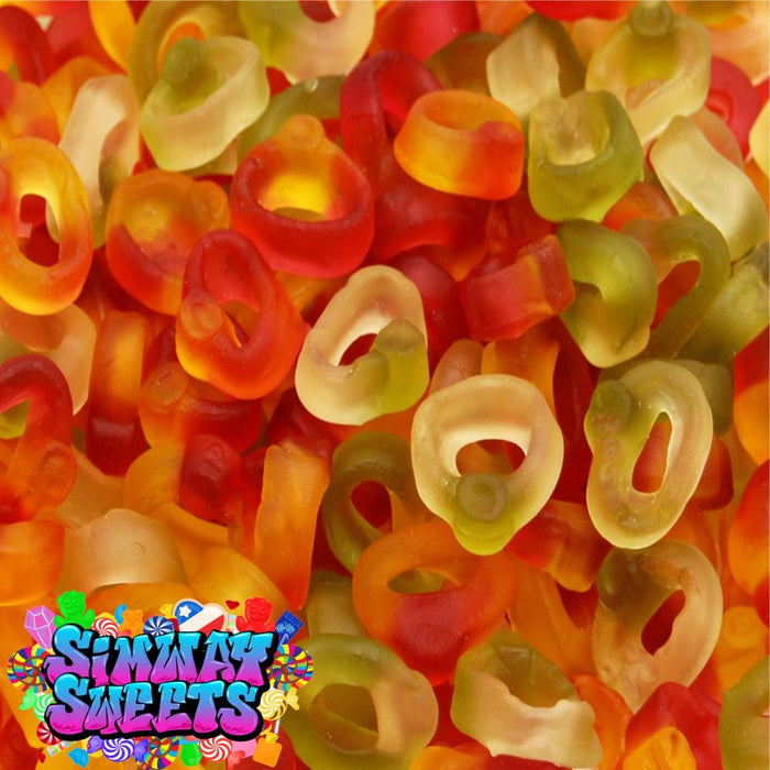 Jelly Rings Pick N Mix Sweets Candy Kids Party Bulk Wedding Favours Gummy