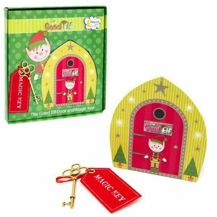 The Good Elf Door & Magic Key: Kid Christmas Shelf Elf Xmas Gift