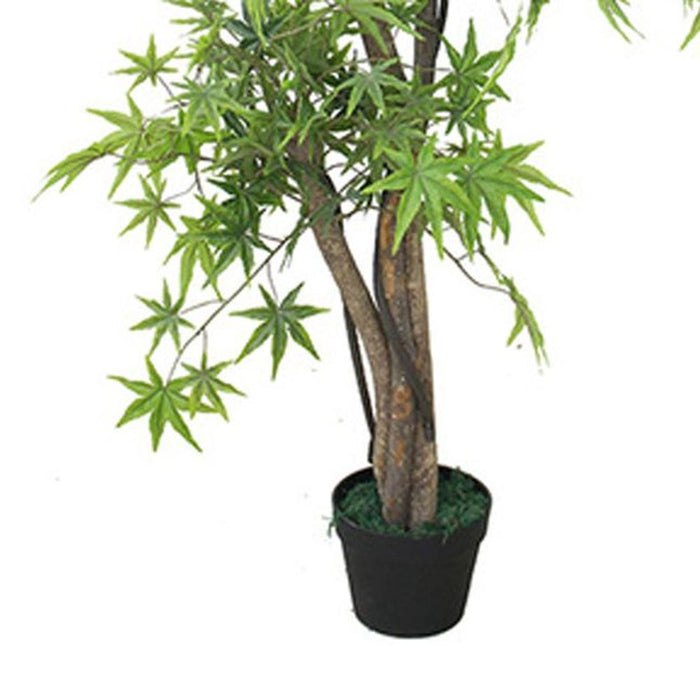 Premium 5ft Artificial Japanese Maple Tree - Stunning Lifelike Foliage, Easy Setup