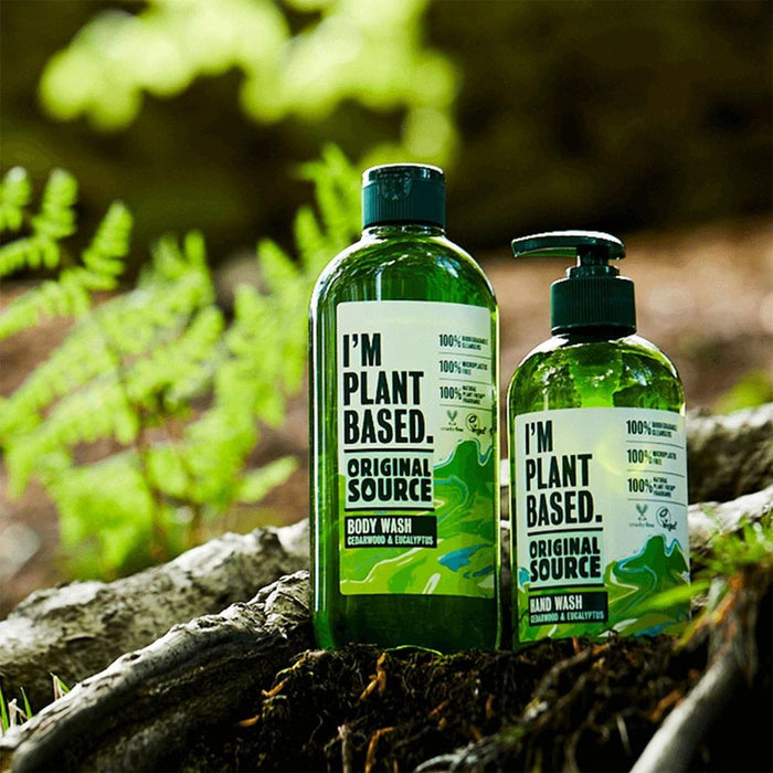 Original Source I'm Plant Based Cedarwood and Eucalyptus Shower Gel - Denim 335ml