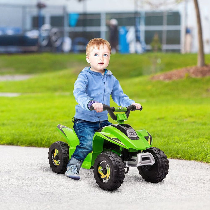 High Quality 6V Kids Electric Ride on Car - Big Wheels, Green, 18-36 Months