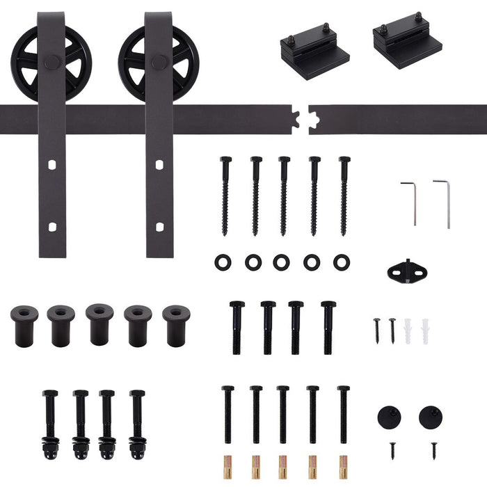 Sliding Door Rail Barn Door Kit Single Wooden 6FT /1830mm